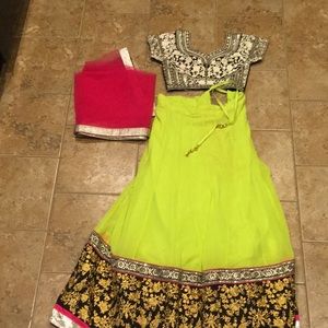 Indian Lehenga Saree Dress